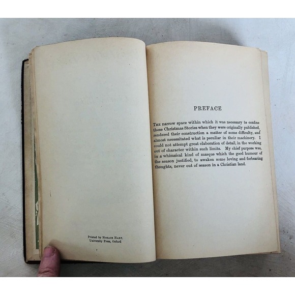 Antique Christmas Books Dickens Illustr. Chapman & Hall Goblin Ghost Fairy Tales - Picture 11 of 16